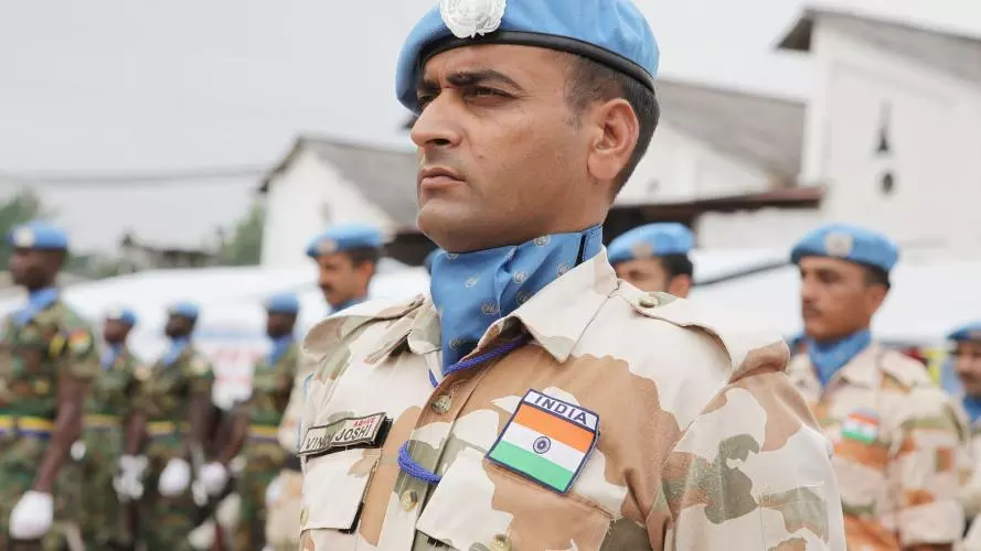 un peacekeepers day celebration in the dr congo